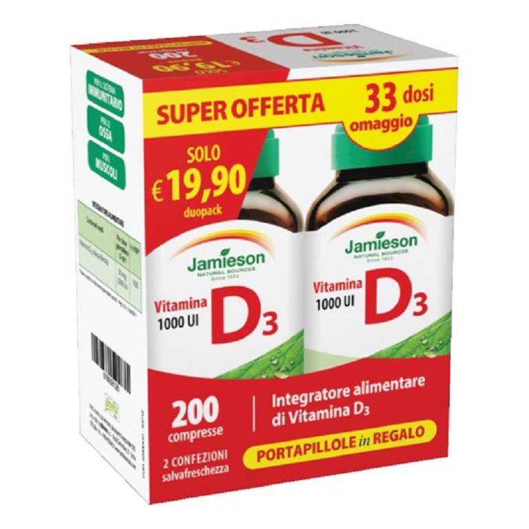 JAMIESON DUOPACK VIT D 1000