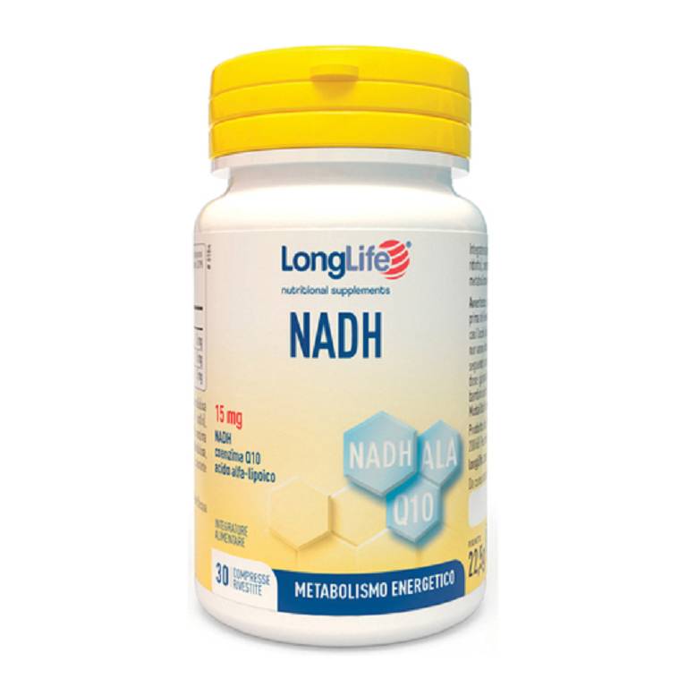 LONGLIFE NADH C/Q10 30CPR