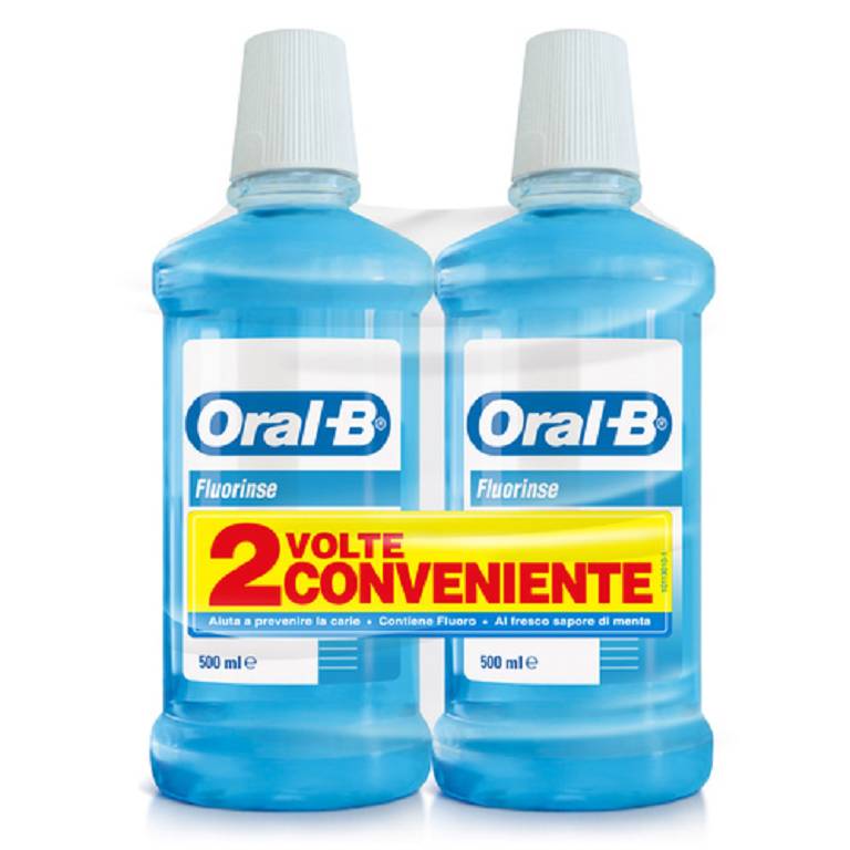 ORALB FLUORINSE BIPACCO 500ML