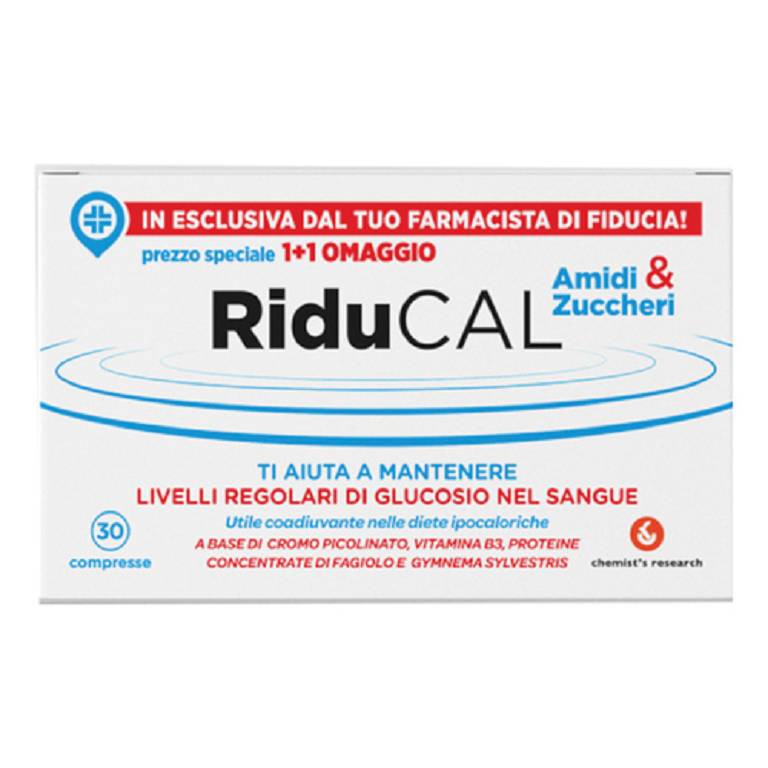 RIDUCAL AMIDI & ZUCCHERI 30CPR